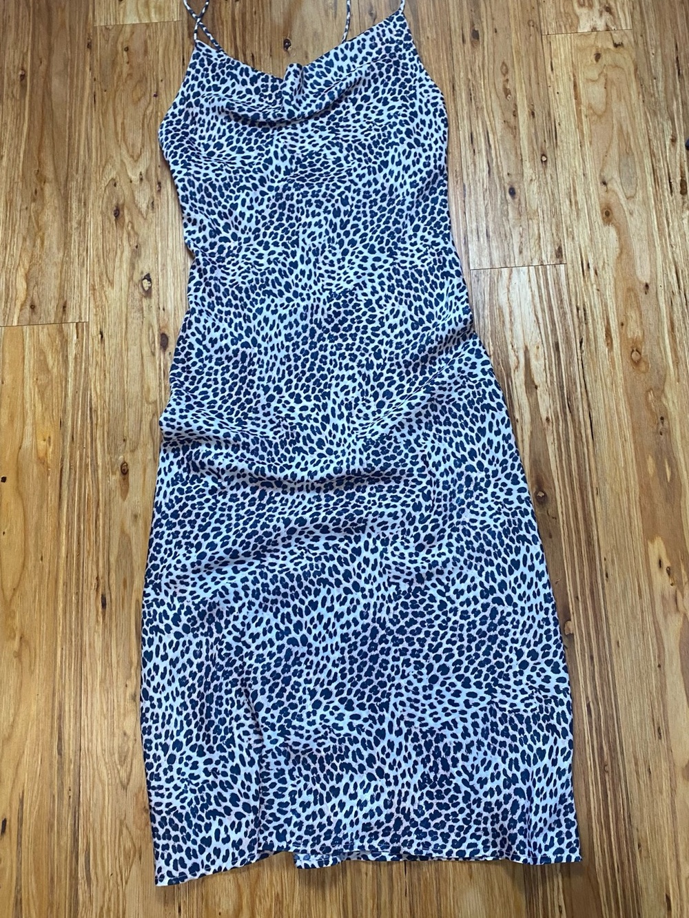 Leopard Print Slip Dress - Women